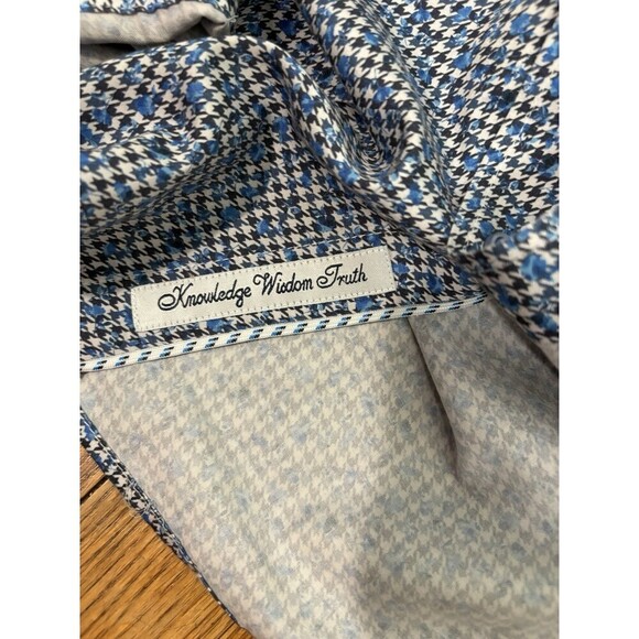 Robert Graham Dervin Long Sleeve Button Down Woven Shirt Blue Mens XL - Picture 7 of 9